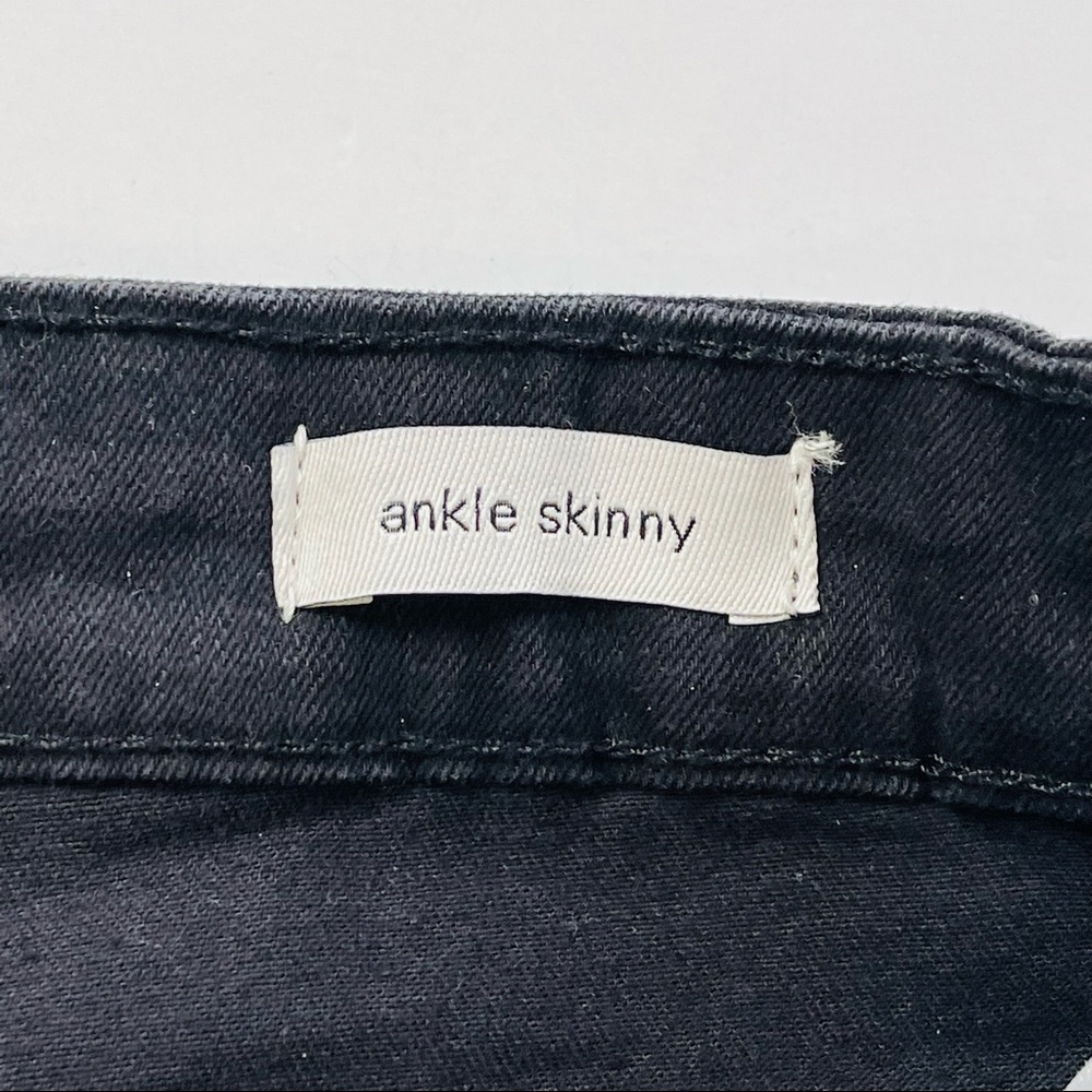 New Social Standard Camo Ankle Jeans Womens‎ 10 Black Gray Stretch Mid Rise - Picture 5 of 12